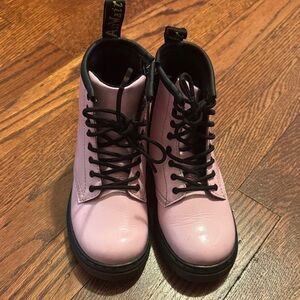 Pink Lace-Up Ankle Boots from Dr Martens